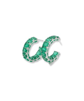 Green Onyx Polki Earrings / Bali – Pure Silver 925