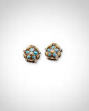 Feroza Polki Pendant Set (Small Dull Finish)