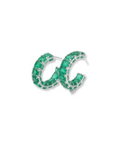 Green Onyx Polki Earrings / Bali – Pure Silver 925